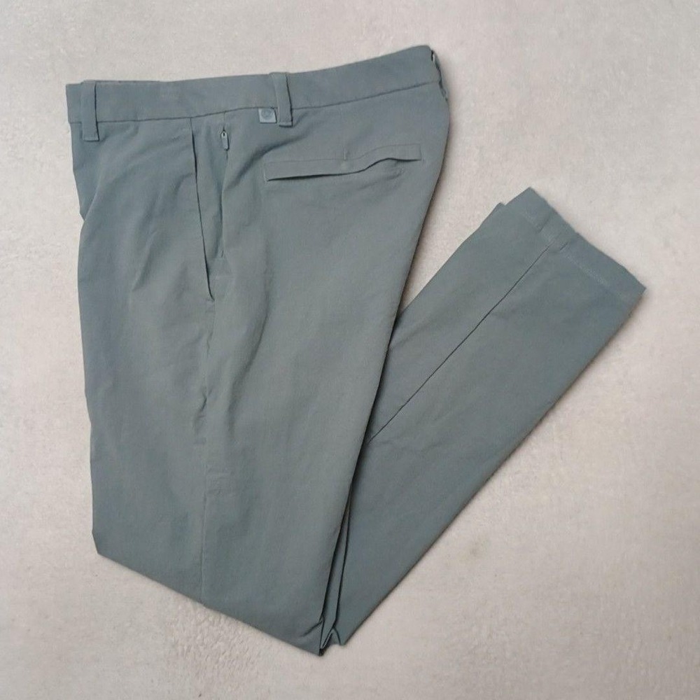 Lululemon Pants Men 32x31 Gray Commission Golf Chino Slim Tapered Stretch Work